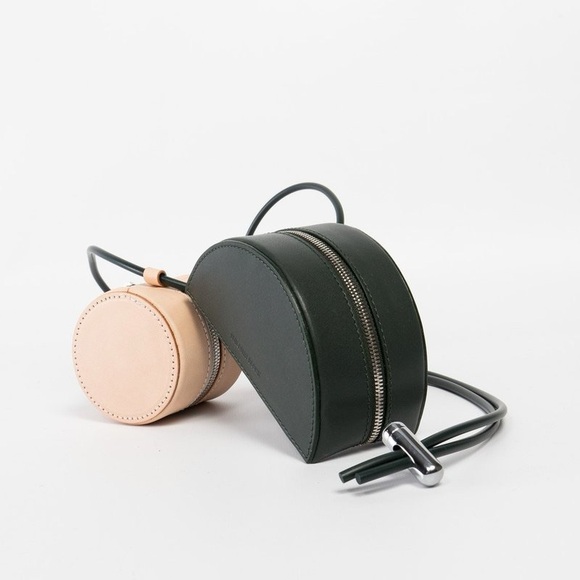 Building Block sling crossbody leather pouches - Picture 3 of 5